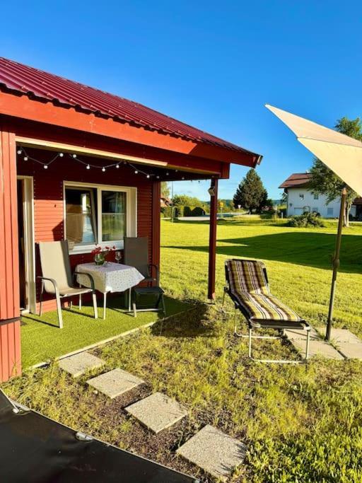 Cozy I Blockhuette Im Nationalpark I Ferienwohnung نويغايشيناو المظهر الخارجي الصورة